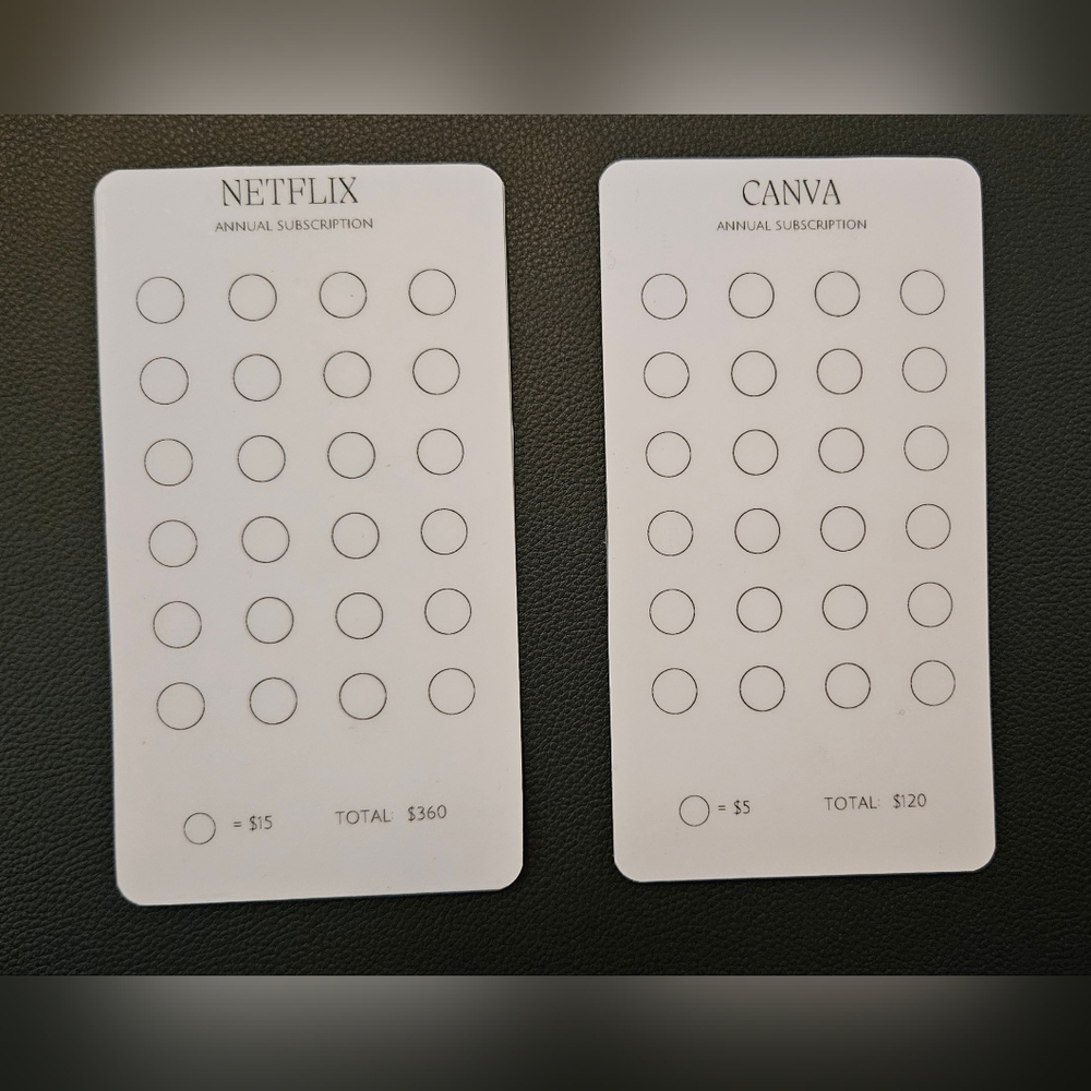 Subscriptions Savings Tracker
